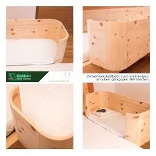 Kinderbett Zirbe Massiv Innenarchitektur Wohnzimmer Raumgestaltung Beistellbett Baby