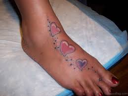 The tattoo design stands for their mutual love and signifies that one has the key to unlock the heart of the other. 74 Beautiful Heart Tattoo On Foot
