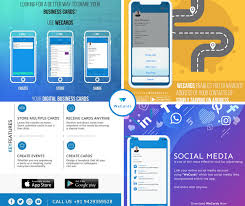 The application allows to create your own digital business cards for any purpose. Digital Business Cards Are The Way To Go Let The Digital Card Define Your Business Download The App Digital Business Card Business Card App Digital Business