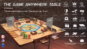 A Customizatable Gaming Table For The Best Gaming Experience Portable Storable And Lightweight That Can Be Taken Anywher Board Game Table Table Games Table