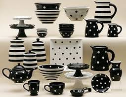 Black And White Striped Kitchen Canisters Terramoto Ceramic Coastline Imports White Pottery Black And White Decor White Decor