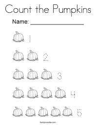Search through 52634 colorings, dot to dots, tutorials and silhouettes. Count The Pumpkins Coloring Page Twisty Noodle