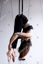 Ariel Dancer Lindsay Maxfield Rehearses Surgical Editorial Stock Photo