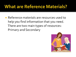 Material master and giving an error. Ppt What Are Reference Materials Powerpoint Presentation Free Download Id 2103383
