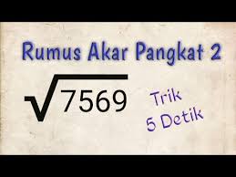 Check spelling or type a new query. Cara Cepat Menghitung Akar Pangkat 2 Youtube
