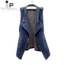 Autumn Women Denim Vest 2018 Korean Plus Size Moto Amp Biker Ladies Sleeveless Jacket Vintage Jeans Women 39 S Ves Denim Women Sleeveless Jacket Womens Vest