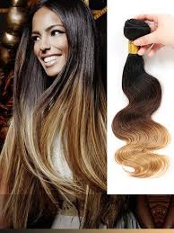 Traditionally, ombre hair is usually darker hair on top, with a transition to lighter hair at the bottom. Clip In Hair Extensions Ombre Balayage Indian Remy Black To Blonde Ombre Clip In Hair Extensions Vge11011 Vivhair
