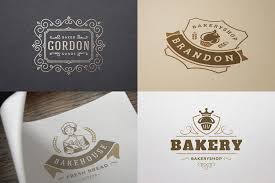 Download Bakery Logos And Badges In Logo Templates On Yellow Images Creative Store Yellowimages Mockups