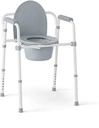 Check spelling or type a new query. Amazon Com Medline 3 In 1 Steel Folding Bedside Commode Commode Chair For Toilet Is Height Adjustable Can Be Used As Raised Toilet Supports 350 Lbs Health Household