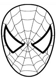 Ausmalbild Spiderman Den Spinnenmann Maske Masken Zum Ausmalen Faschingsmasken Basteln Masken Zum Ausdrucken