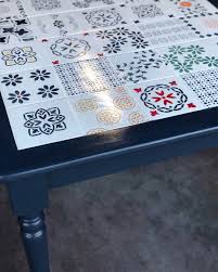 How To Paint A Dated Tile Table Tile Tables Table Makeover Furniture Makeover Inspiration