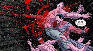 Mark would not believe that his father was a cold blooded killer and confronted him instead, not willing to. Omni Man Quadrinhos Animacao Ilustracao