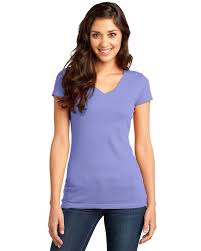 District Dt6501 Juniors Very Important V Neck Tee Size Chart