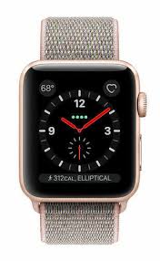 Trova una vasta selezione di smartwatch apple apple watch series 4 a prezzi vantaggiosi su ebay. Apple Watch Series 3 38mm Gold Aluminium Case With Pink Sand Sport Loop Gps Cellular Mqju2ll A For Sale Online Ebay