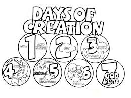 Free christian coloring pages for kids children and adults. Creation Day 1 Coloring Pages Coloring Home