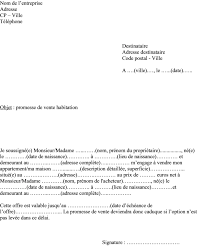Bien qu'il ne soit pas obligatoire légalement. Modele Type Lettre Promesse De Vente Bien Immobilier Maison Ou Appartement Promesse Lettre A Vent