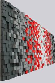 Large 30x80 Inch Modern Rustic Wood Wall Art Reclaimed Wood Wall Art Wood Mosaic Geometric Art Murale En Bois Art De Bois De Recuperation Art Mural Rustique