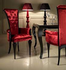 Gorgeous dark cherry 9 piece henredon dining set complete! Red Velvet Dining Room Chairs Off 50