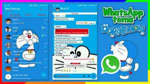 Cara Rubah Tema Whatsapp Original Jadi Tema Doraemon Youtube