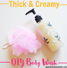 Liquid castile soap and an oil. Homemade Thick Creamy Body Wash Beautymunsta Free Natural Beauty Hacks And More