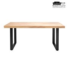 The metal frames and metal legs of our tables are made exclusively from robust materials and are sourced from reputable suppliers. Rubber Wood Table Top With Mild Steel Metal Leg Designer Table Kedai Perabot Sin Hup Fatt Ipoh