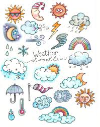 Hi Everyone Marie Browning Here With Some Weather Doodles For This Post I M Presenting Some Easy Weather Bullet Journal Doodles Journal Doodles Art Journal
