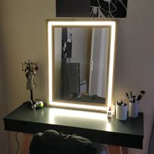 When it comes to the lights, this unit has the sockets built straight into the mirror with the plug and cable that goes out behind the mirror for a nice seamless look. Modern Wood And Led Vanity Mirror 8 Steps With Pictures Instructables