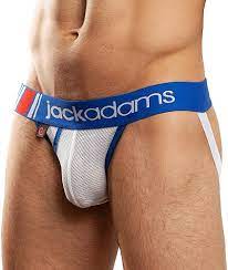 Jack Adams Nano Jockstrap (XLarge, White) at Amazon Men's Clothing store