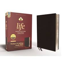 Niv Life Application Study Bible Third Edition Bonded Leather Black Red Letter Edition