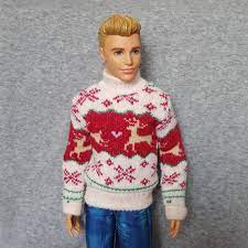 4.9 average based on 14 product ratings. Handmade Doll Sweater Clothes Christmas Elk Doll Sweaters For Etsy Christmas Outfit Sweater Outfits Red Dolls