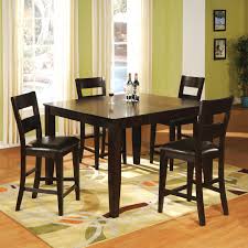 Modern, wood, round, and small dining tables. Holland House Melbourne 5 Piece Pub Dining Set Includes Pub Table And 4 Stools Morris Home Dining 5 Piece Sets