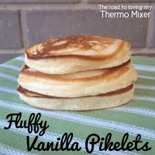 Fluffy Vanilla Pikelets The Road To Loving My Thermo Mixer Recipe Thermomix Recipes Pikelet Recipe Thermomix Baking