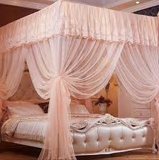 Another idea comes from better homes and gardens. Mengersi Nattey 4 Corner Poster Princess Bed Curtain Canopy For Girls Kids Adults Canopies Bedroom Decor Queen Peach Pricepulse