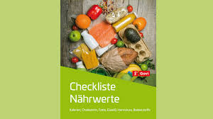 Checkliste Nahrwerte Aponet De