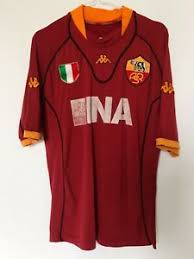 Great selection of as roma shirts and kit featuring home, away, training and player issue editions plus lots of great clearance deals on the giallorossi current and classic ranges. Rare Vintage As Roma 2001 02 Kappa Home Shirt Jersey Large Italia Ebay