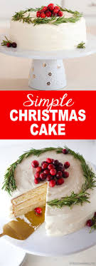 Red velvet layer cake is a classic! Simple Christmas Cake Mom Loves Baking
