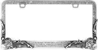 Download Hd Vintage Heart Crystals On Stainless Gun Metal Angel Wing License Plate Frame Transparent Png Image Nicepng Com Download transparent heart frame png for free on pngkey.com. angel wing license plate frame