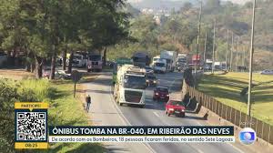 Rodovia em Ribeirão das Neves é liberada após acidente com ônibus