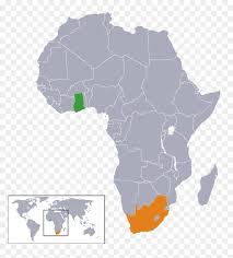 Ghana is located in western africa. Ghana South Africa Locator Ghana On African Map Hd Png Download Vhv