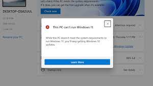 Provides a comprehensive eligibility check based on the minimum system requirements for windows 11. How To Fix Your Pc When It Says It Can T Run Windows 11 Pc Gamer
