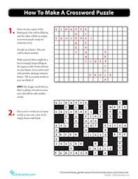 Just enter a list of words with hints that give clues for each word. Make Your Own Crossword Puzzle Worksheet Education Com