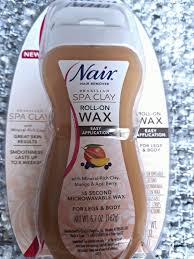 Nair Brazilian Spa Clay Roll On Wax 5 7 Oz Legs Body Mango Berry Fruits Body Skin Care Body Care Routine Healthy Skin Care