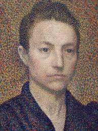 It is matted and framedunder glass. French Artist Georges Seurat 36guide Ikusei Net