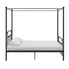 Comes in a variety of sizes and options. Dhp Manila Metal Canopy Bed In Queen Size Frame In Black 4483039