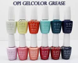 Opi Soak Off Gelcolor Grease Collection Kit Gel Polish Color Summer 2018 0 5oz 15ml