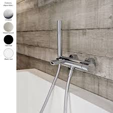Mitigeur De Baignoire Mural Design Nanotech Avec Douchette Treemme Mitigeur Bain Douche Mitigeur Baignoire Support Douchette