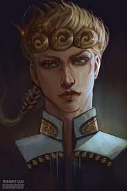 Artstation Giorno Giovanna Mohamed Saad Jojo S Bizarre Adventure Jojo Bizzare Adventure Jojo Memes
