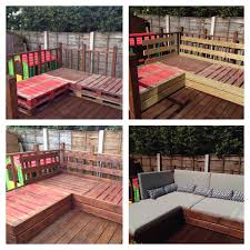 Patio Furniture Made From Pallets And Decking Boards Pallet Garden Furniture Patio Projects Garden Furniture Sets