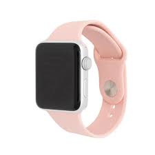 Black Apple Watch With Light Pink Band Classic Silicone Watch Bands Apple Watch Bands Apple Watch Silver Apple Watch Accessories