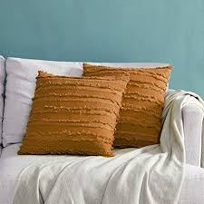 Maybe you would like to learn more about one of these? Amazon Com Gigizaza Decor Throw Couch Pillow Covers 20x20 Cotton Burnt Orange Cinnamon Sofa Pillows Square Sofa Cushion Covers Linen Home Kitchen
